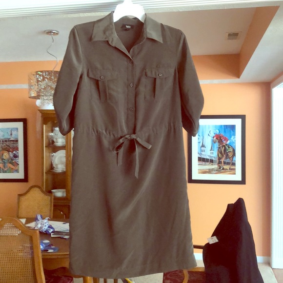Mossimo Supply Co. Dresses & Skirts - Mossimo army green dress, size S. Gently worn.